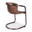 Chaise en cuir véritable Higbee