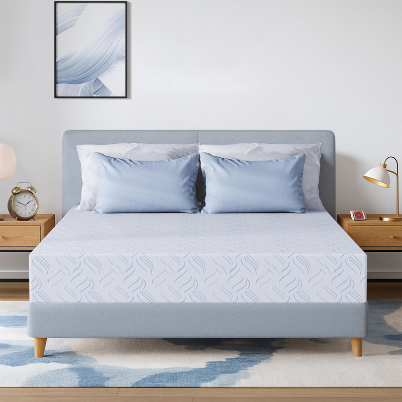 10" Boxed Medium Firm Memory Foam Mattress For Cool Sleep & Back Pain Relief, Zero Noise, 10", California King