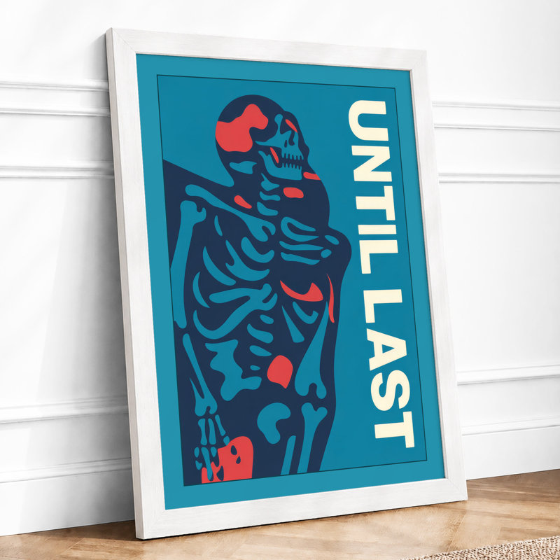 Until Last Modern - Framed Print, A1 - 84.1 x 59.4 cm, White