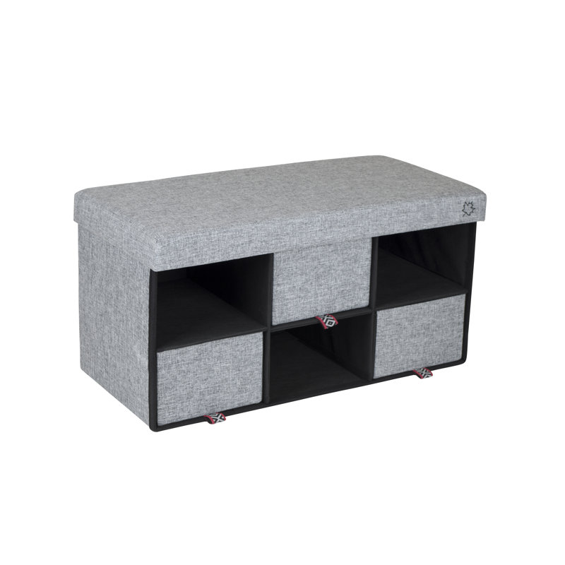 Bismack 76cm Wide Rectangle Ottoman with Storage