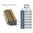 Slim Industrial Deco TV Frame For Samsung Frame TV and Frame Pro-103006523-103006528