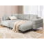 Footstool Cardea In A Design, Made Of Soft Textured Fabric With High Seating Comfort-1006578937