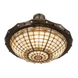 Fleur-de-Lite 4 - Light Semi Flush Mount