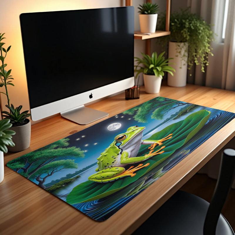 Polyester Desk Pad, 14.4x12.1