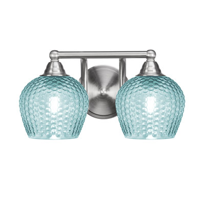 Barre d'éclairage de salle de bain 2 lumières Mukkesh