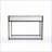 Twin Over Twin Metal Bunk Bed Frame with Mesh Guard Rail, No Box Spring Needed, Black &amp; White for Guest Room/Dorm