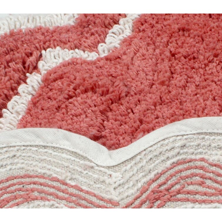 Red Barrel Studio® Dobrinka 100% Cotton Bath Rug with Non-Slip