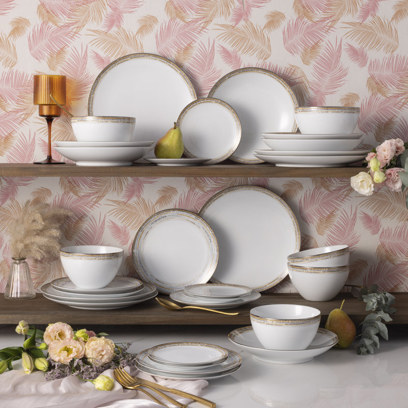 Service de vaisselle 30 pièces Noritake Raylan, service pour 6