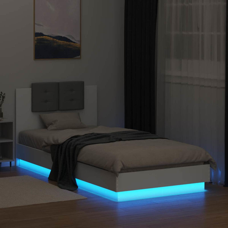 Bed Frame, White