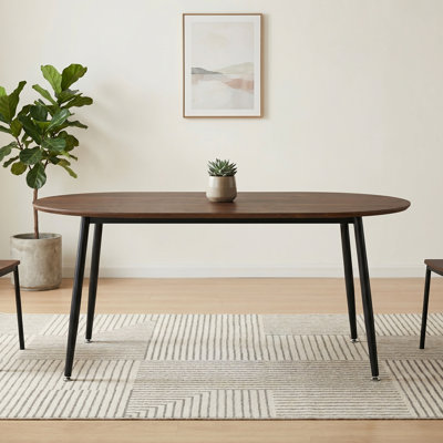 39-71" Extendable Manufactured Wood Dining Table