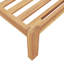  Ensemble de canapé taupe uni 47,24 po x 36,22 po x 27,17 po en bois d'acacia massif-1523533646