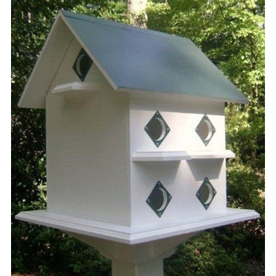 Dyllyn 24'' H x 18'' W x 18'' D Post Birdhouse