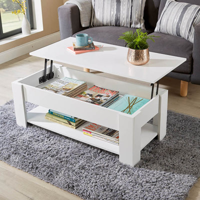 Alrun Coffee Table with Lift-up Storage