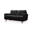 Causeuse à accoudoirs carrés 58 po Chenille-87700129