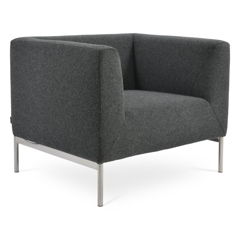 Fauteuil Laguna, Gris foncé