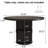 35 Inch Round Dining Table , Modern Circle Pedestal Table, Small Dinner Table For Dining Room,Kitchen-1040765936