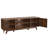 Chapne LED TV Stand Media Entertainment Center Table with 2 Cabinets and Adjustable Shelf-1651369927