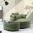 Dashton Upholstered Barrel Chair with Ottoman-756477118