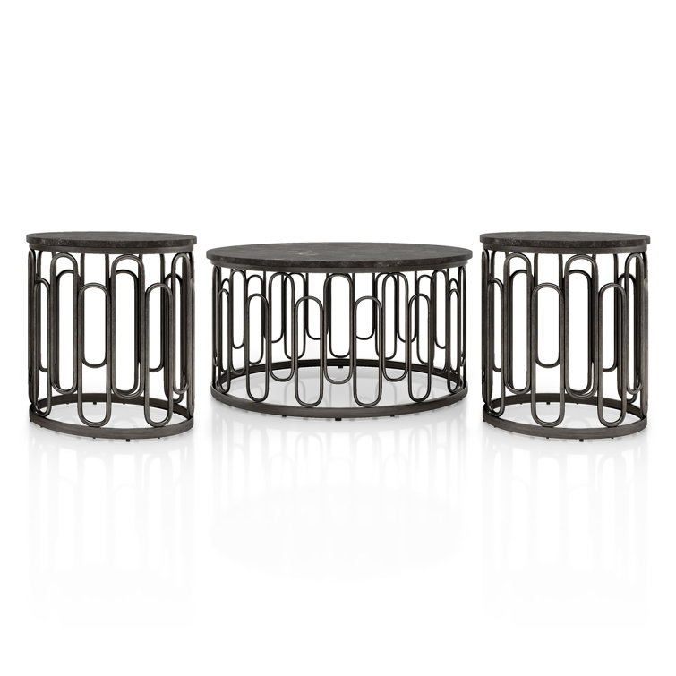 Gruenloh 3 - Piece Living Room Table Set