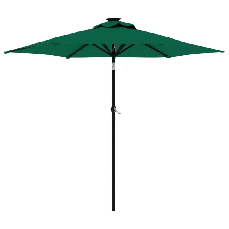 Beach Parasol, 212cm H x 225cm W x 225cm D, Green