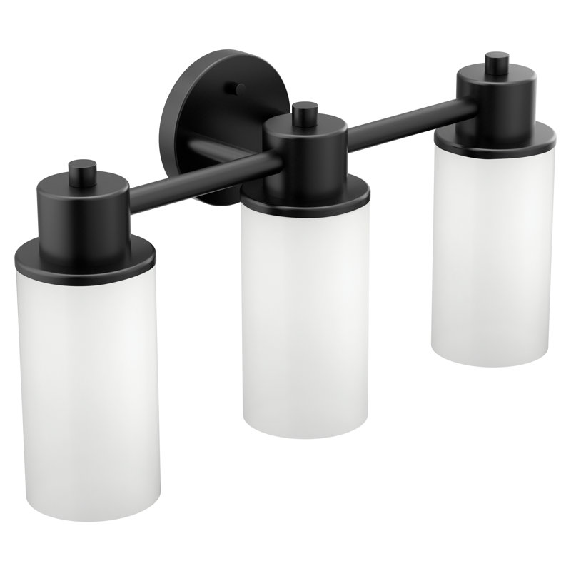 Iso 3-Light Vanity Light, Matte Black