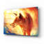 Epic Art «Fire Fox» par JoJoesArt, verre acrylique «Fire Fox» par JoJoes Art-101769905