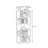 Walnut Modern Solid wood Standard Bookcase-118727061