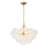 Hiiaka 3-Light Water Glass Bubble Chandelier