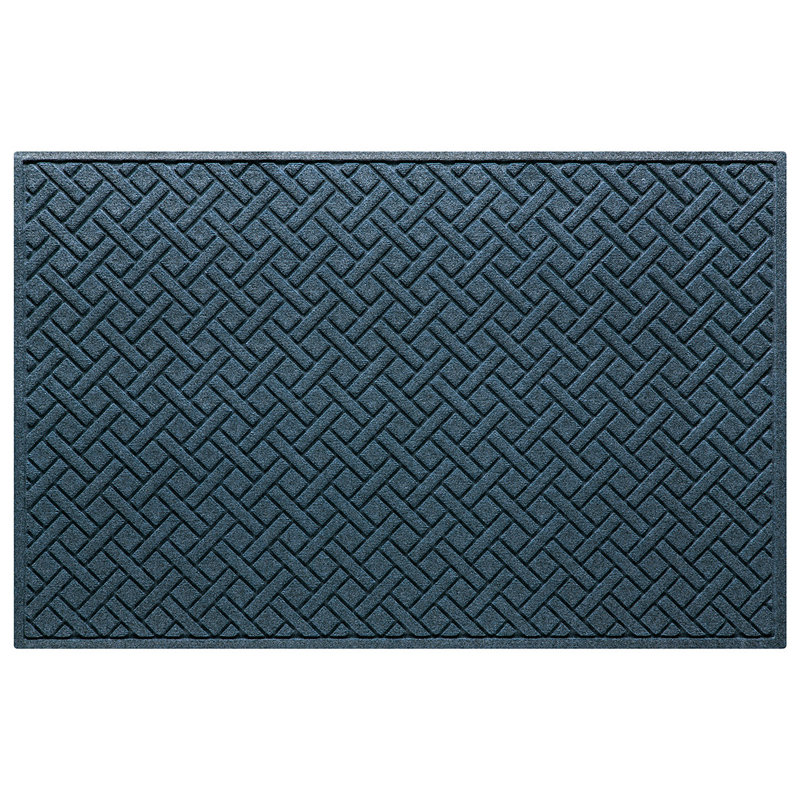 Paillasson WaterHog® Lattice, Bleu marine, H 0,375 po x l 72 po x P 48 po