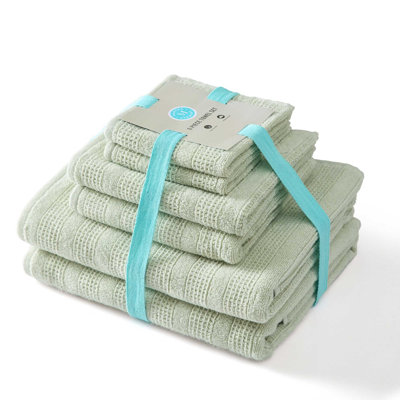 Martha Stewart Bedford Cottage Solid Cotton 6 Piece Towel Set