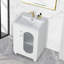 Ensemble de meuble-lavabo simple 20 po avec plateau en céramique Demitro