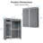 VIPEK V2C Wire Garment Rack Covered Clothes Rack, White Rack With Gray Cover