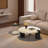 Mid-century Round Coffee Table Set-53875431