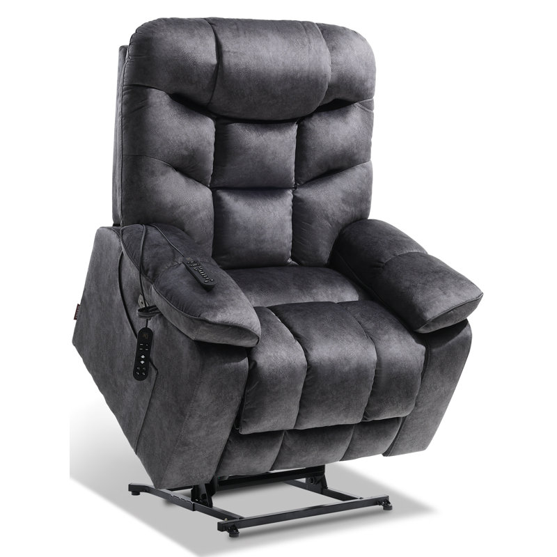 Fauteuil inclinable électrique EONIX Large Power Lift, Noir anthracite, Grand