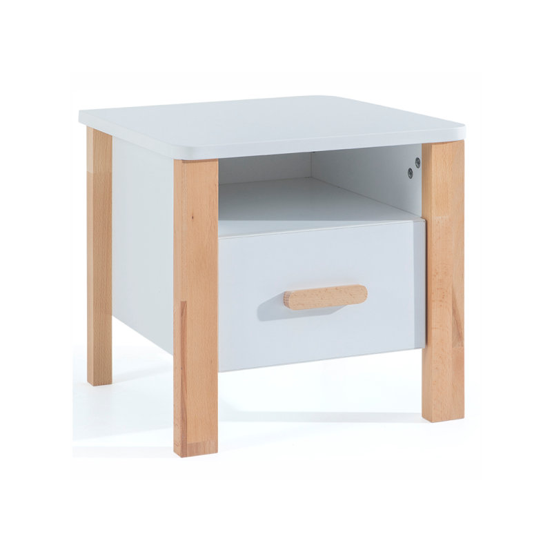 50cm W Manufactured Wood Bedside Table