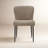 Estrella Boucle And Metal Legs Dining Chair-709672511