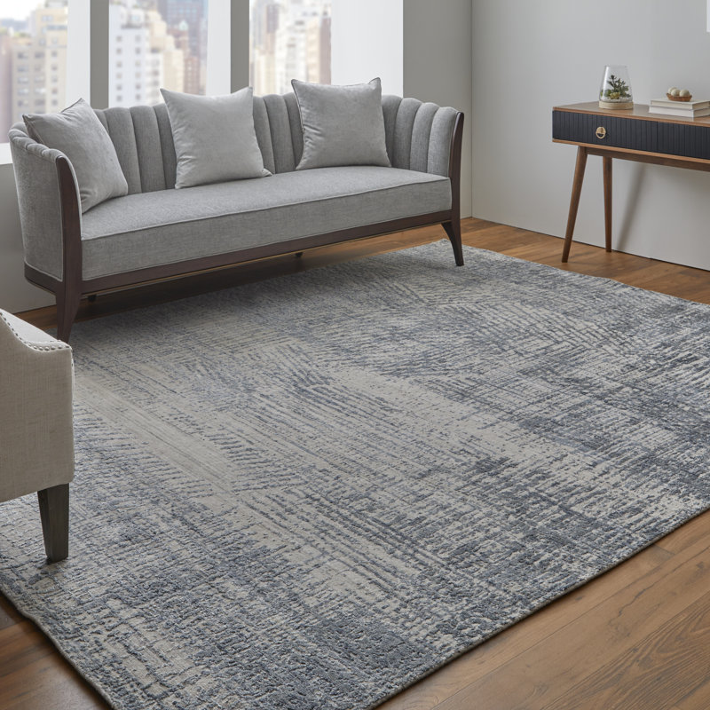 Viscose Abstract Indoor Rug, Rectangle 3' x 5'