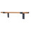 Rayne Metal Bracket Oak Shelf