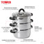Tower Essential Stainless Steel Steamer Basket Diameter