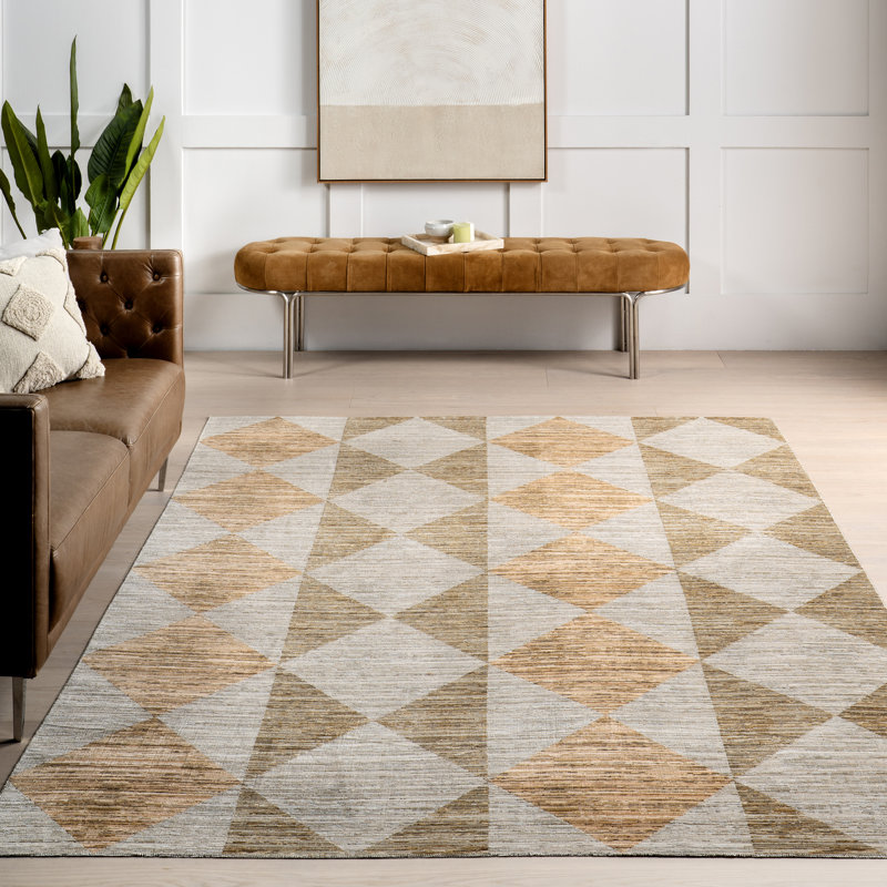 Lakhwinder Bohemian Machine Washable Area Rug, Runner 2' x 5'