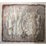 Abstract Handmade Paper Brown Wall Art