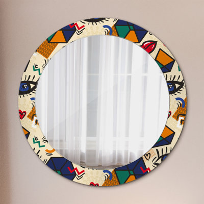 Huldar Glass Flat Wall Mirror