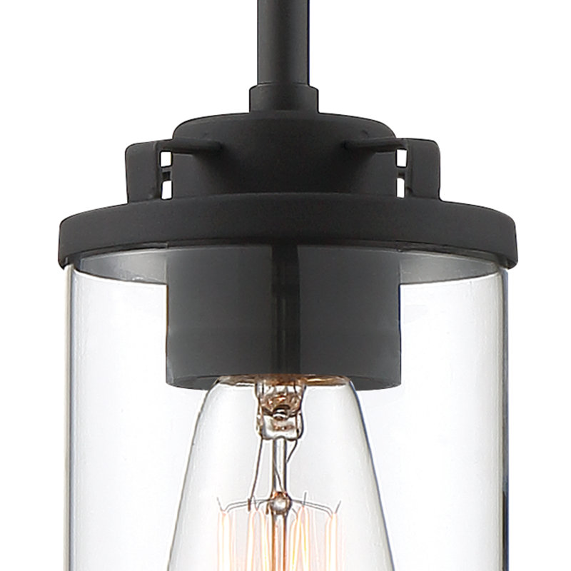 Luminaire suspendu cylindrique à 1 lumière Trimont
