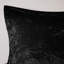 Lit double / grand en velours noir - Motif de losanges, lavable à la machine avec un édredon noir, rembourré, matelassé-118740085-118740082