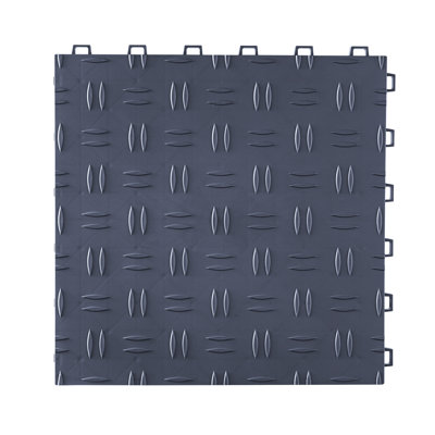 VEVOR 12 in. W x 12 in. L Garage Flooring Roll Drain Tiles in