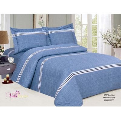 French Cheerful Pattern Cotton Sateen French Cheerful Pattern Duvet Cover