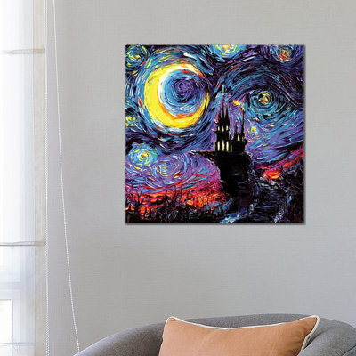 The Haunting Of Van Gogh by Aja Trier - Wrapped Canvas Print