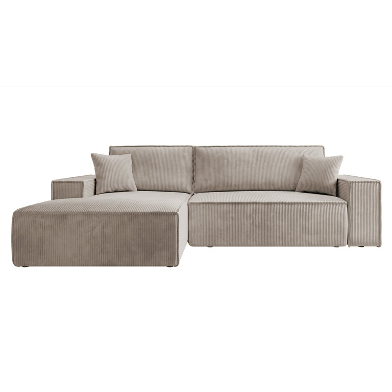 Chadman Sofa & Chaise, Left Hand Facing, Beige