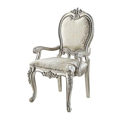 Chaise rembourrée avec accoudoirs (ensemble de 2)