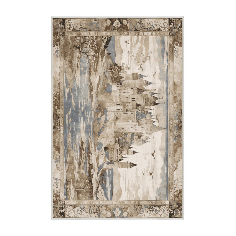 Spiral Keep Rug, Rectangle 5' x 8'